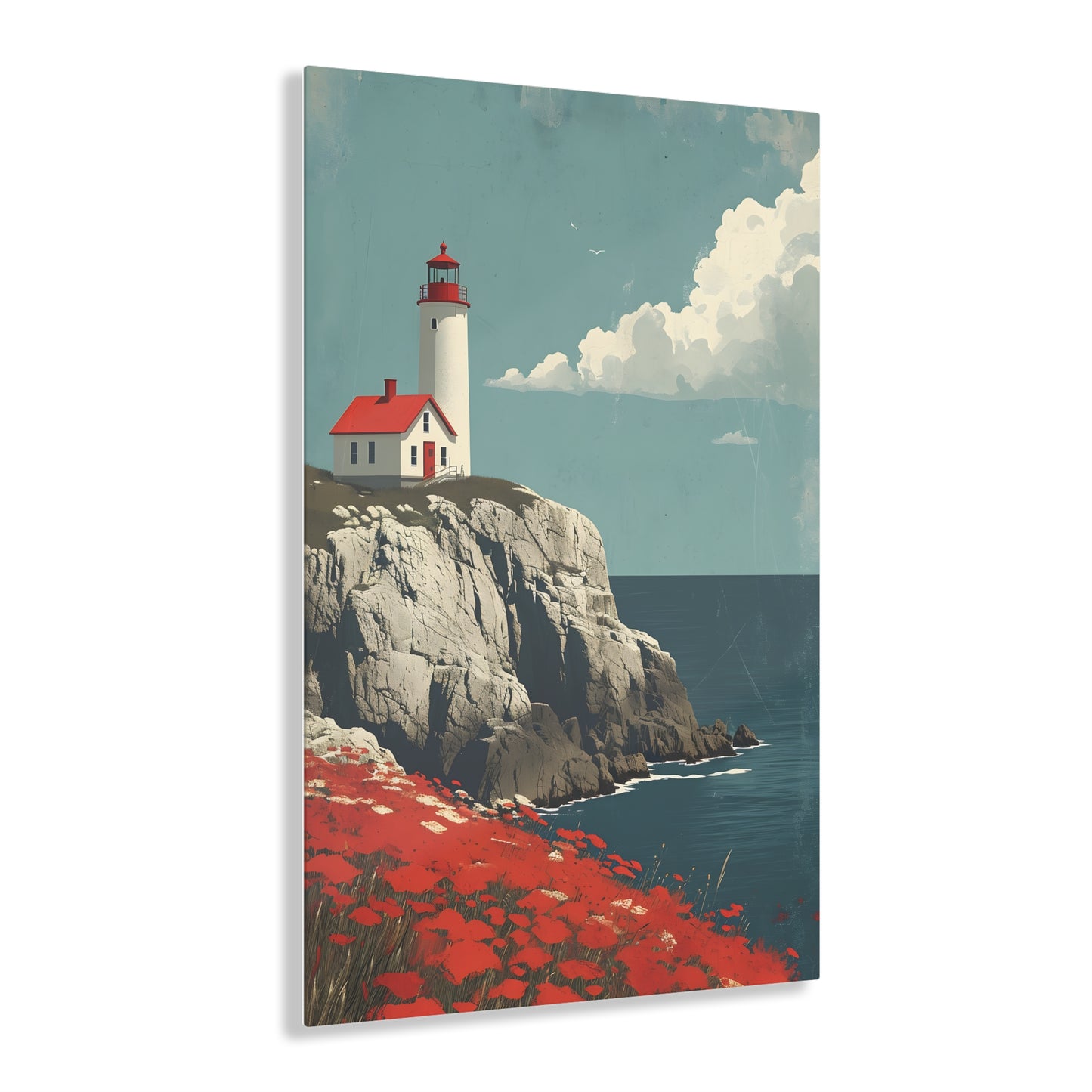 Rocky Coast #002 - LightHouse Acrylic Print