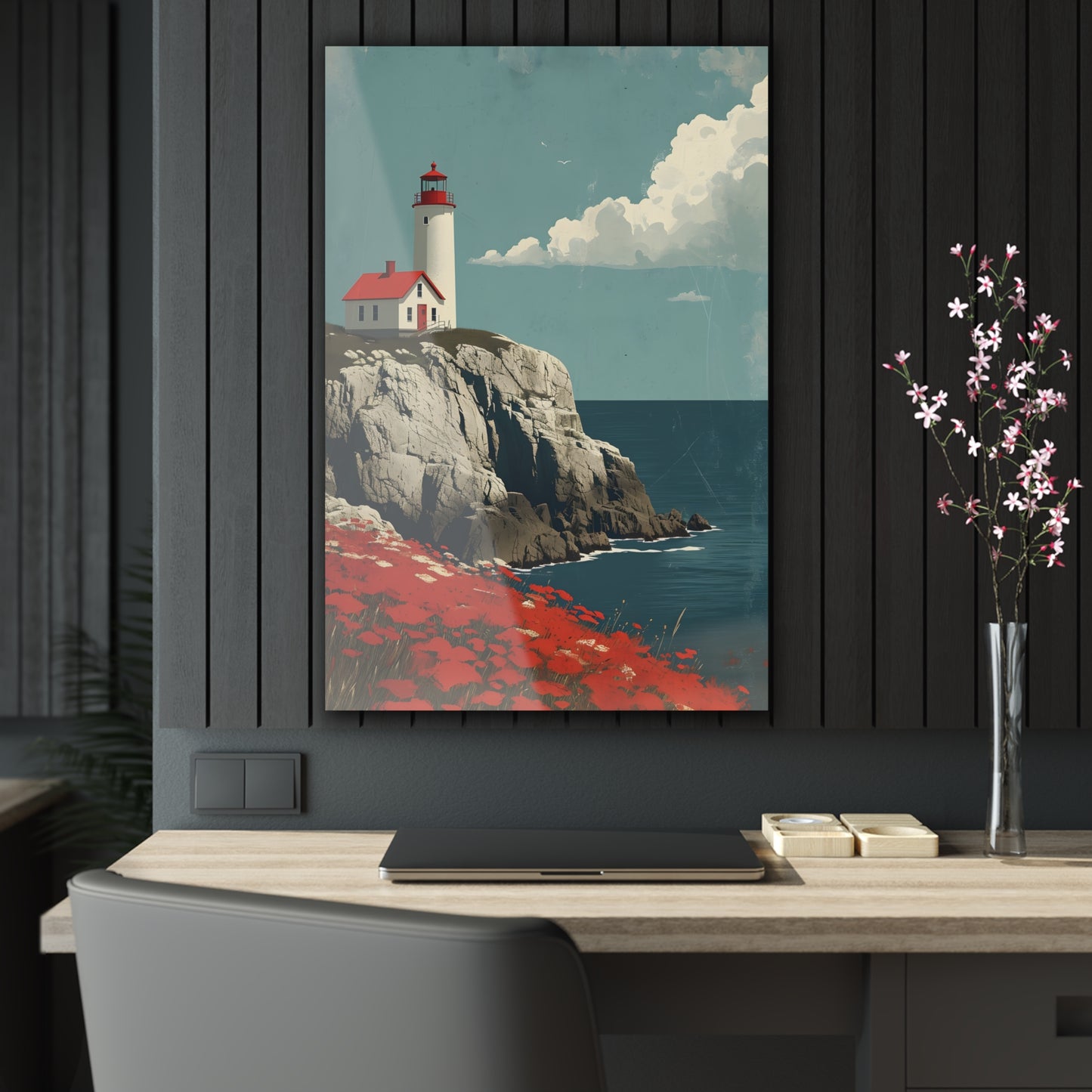 Rocky Coast #002 - LightHouse Acrylic Print