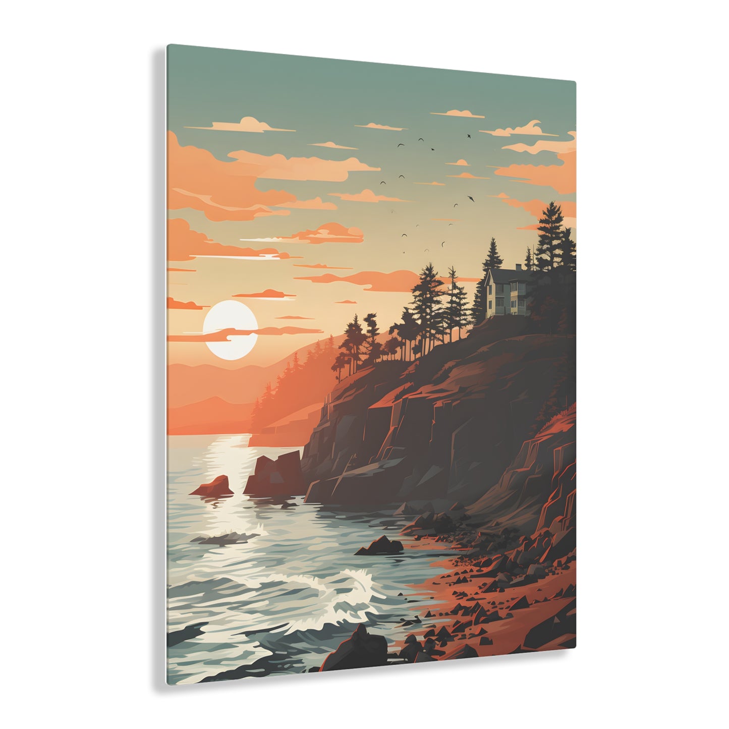 Rocky Coast #010 - Sunset Cliffs Acrylic Print