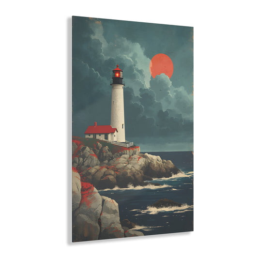 Rocky Coast #003 - Lighthouse Acrylic Print
