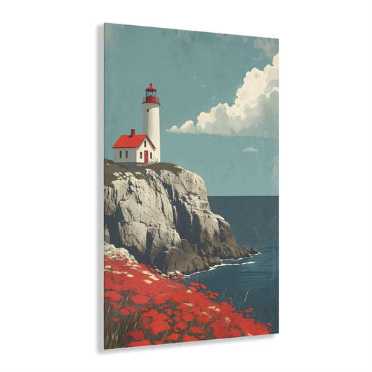 Rocky Coast #002 - LightHouse Acrylic Print