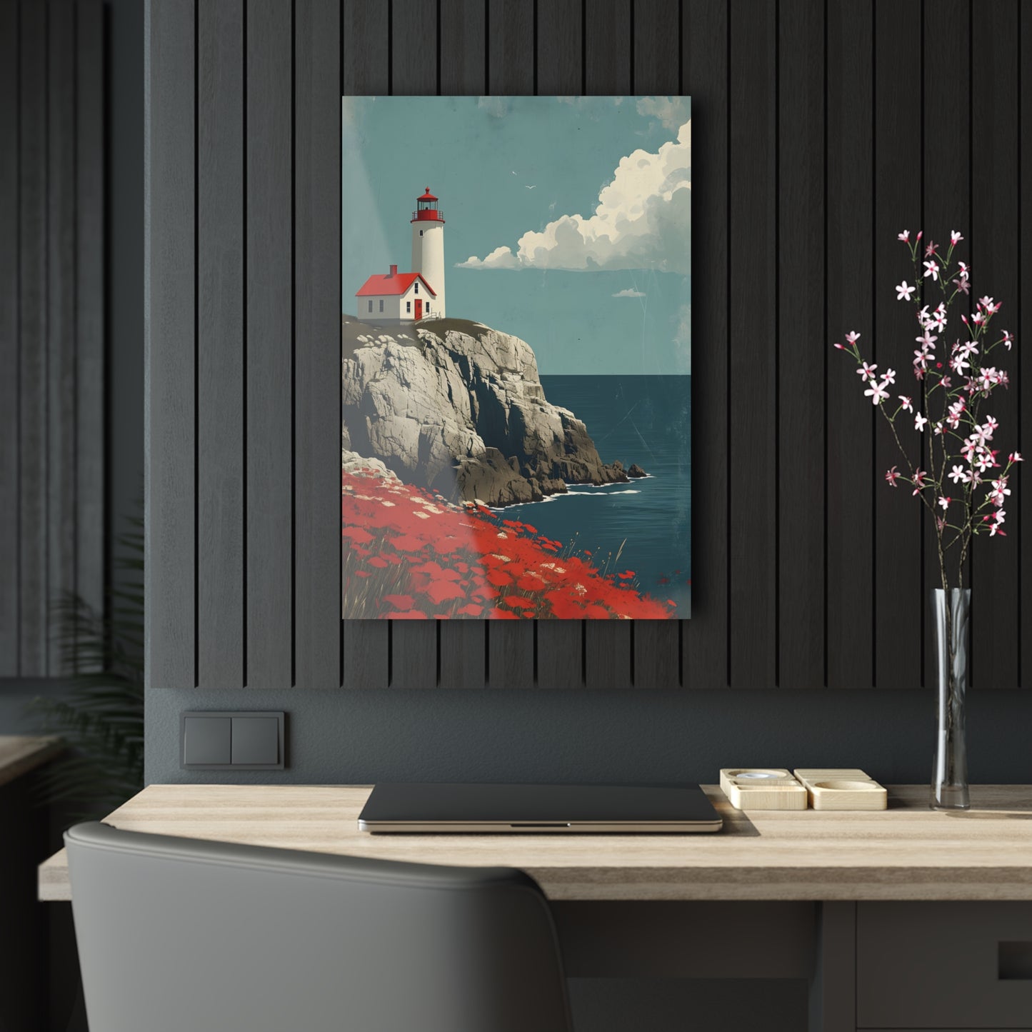 Rocky Coast #002 - LightHouse Acrylic Print