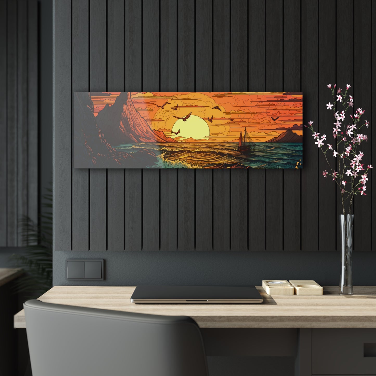 5 O'clock Somewhere - 3'x1' Acrylic Print