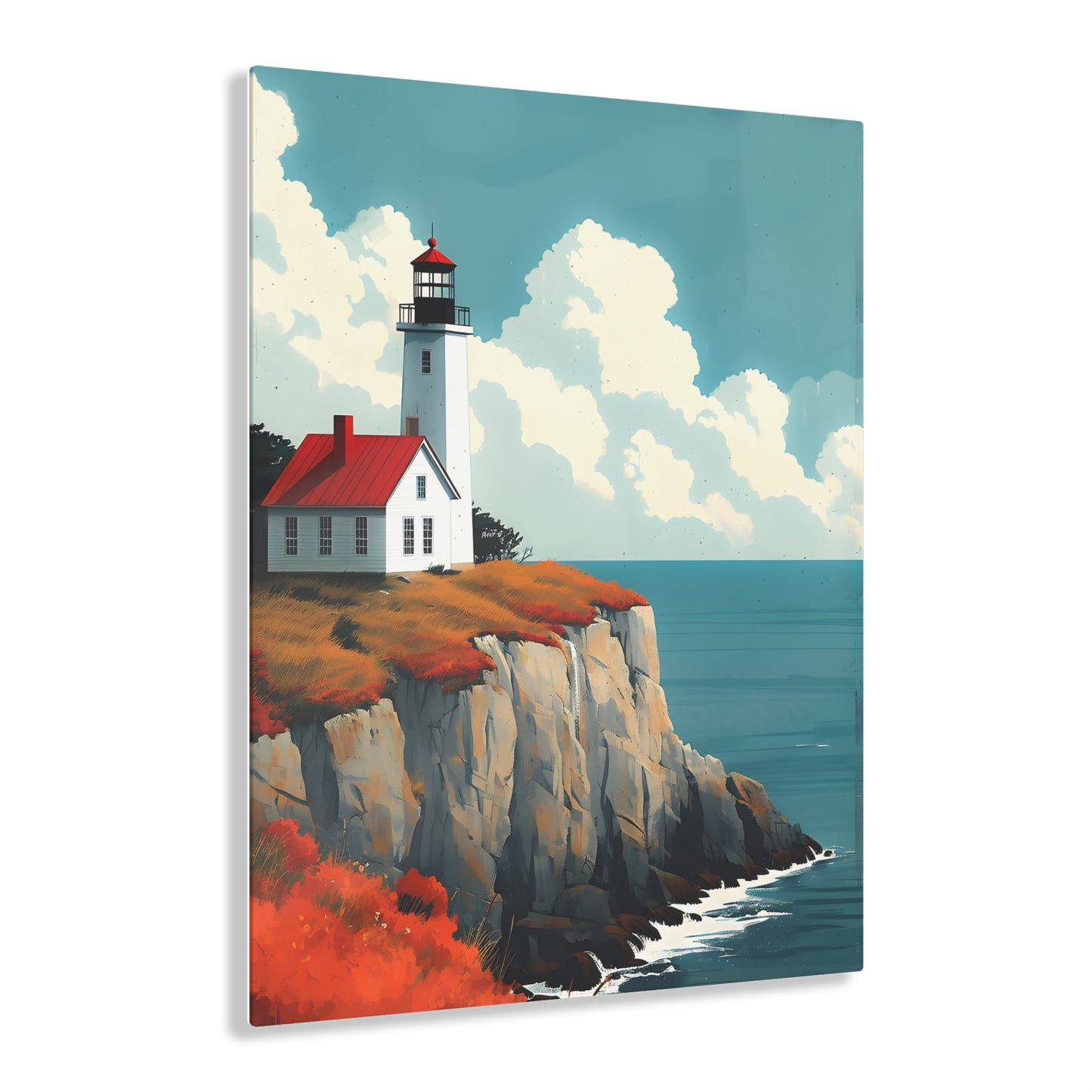 Rocky Coast #009 - Lighthouse Acrylic Print